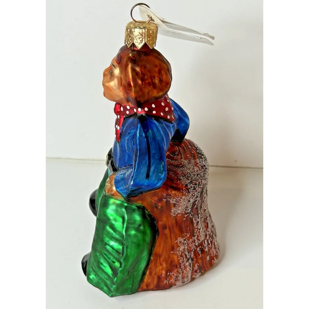 Christopher Radko Vintage 1996 Billie Joe Country Boy Glass Ornament Poland